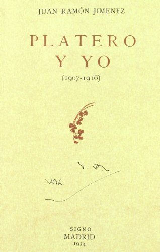 9788415131014: Platero Y Yo (1907-1916) [Lingua spagnola]