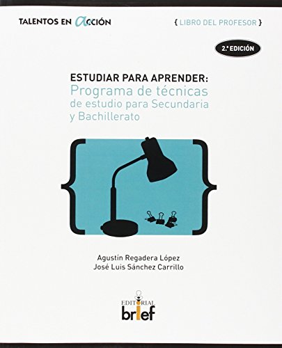 Imagen de archivo de ESTUDIAR PARA APRENDER/PROFESOR (2 EDICION) a la venta por Hilando Libros