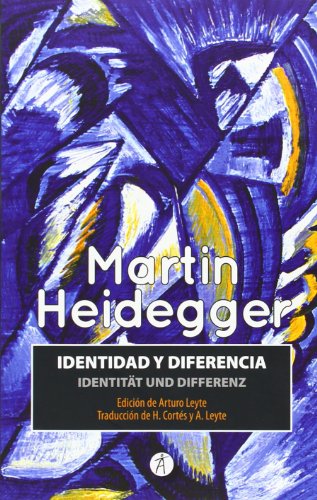 9788415260691: Identidad y diferencia = Identitt und Differenz