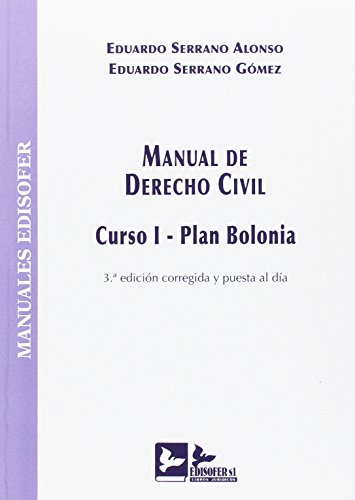 Imagen de archivo de MANUAL DE DERECHO CIVIL: CURSO I - PLAN BOLONIA a la venta por medimops