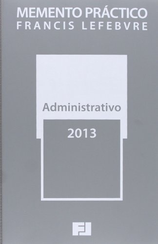 Imagen de archivo de Memento Administrativo 2013 a la venta por Iridium_Books