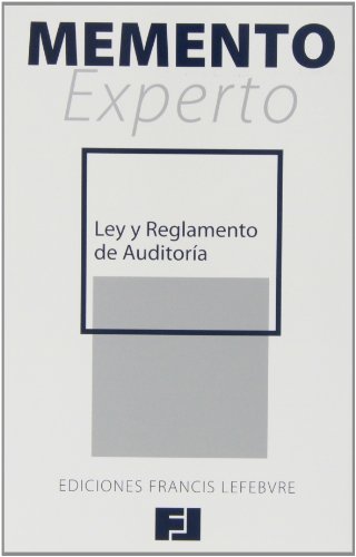 Imagen de archivo de Memento Experto Ley y Reglamento de Auditora a la venta por Iridium_Books