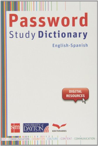 Beispielbild fr Password study dictionary : English-Spanish zum Verkauf von medimops