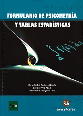 Stock image for FORMULARIO DE PSICOMETRA Y TABLAS ESTADSTICAS for sale by Zilis Select Books