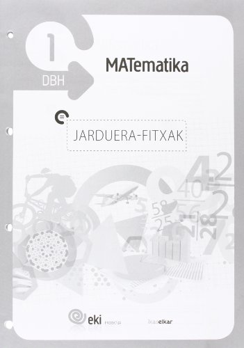 9788415586425: EKI DBH 1. Matematika 1. Jarduera fitxak