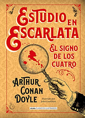 9788415618874: Estudio en escarlata: El Signo de Los Cuatro (Clsicos ilustrados)