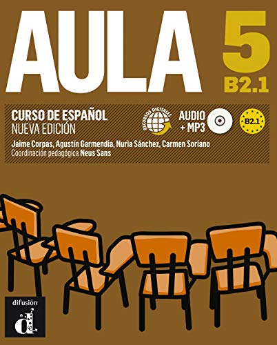 Beispielbild fr AULA 5 LIBRO DEL ALUMNO+CD NE zum Verkauf von Antrtica