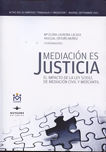 Imagen de archivo de Mediacin es justicia a la venta por Iridium_Books