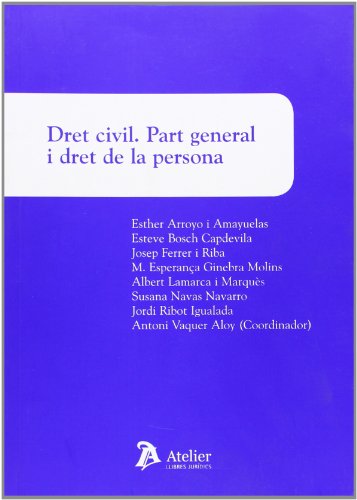 Imagen de archivo de Dret civil. Part general i dret de la persona. a la venta por Iridium_Books