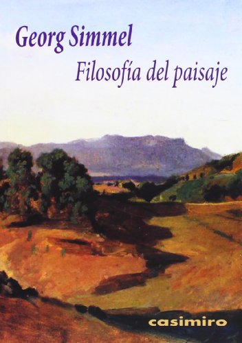 FilosofÃ­a del paisaje (9788415715122) by Simmel, Georg