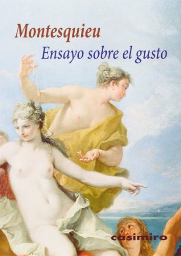Stock image for ENSAYO SOBRE EL GUSTO for sale by KALAMO LIBROS, S.L.