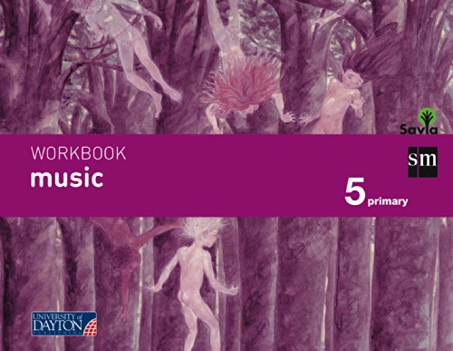 Imagen de archivo de Music. 5 Primary. Savia. Workbook a la venta por Hamelyn