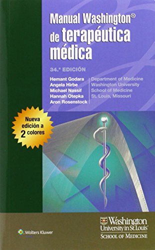 Beispielbild fr Manual Washington de terapeutica medica zum Verkauf von Learnearly Books
