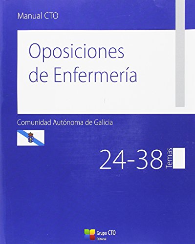 Beispielbild fr Manual Cto Oposiciones de Enfermera Comunidad Autnoma de Galicia: Temas 24-38 zum Verkauf von Hamelyn