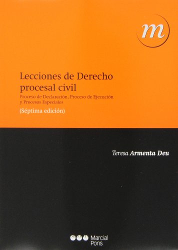 Imagen de archivo de Lecciones de Derecho procesal civil Armenta Deu, M Teresa a la venta por Iridium_Books