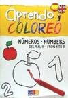 Stock image for Aprendo y coloreo. numeros del 1 al 9 for sale by Iridium_Books