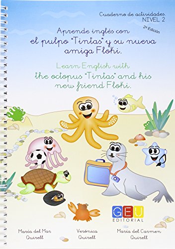 Imagen de archivo de N2-APRENDO INGLES CON EL PULPO TINTAS Y SU NUEVA AMIGA FLOK a la venta por Hiperbook Espaa