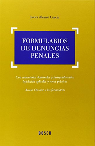 Beispielbild fr Formularios de denuncias penales zum Verkauf von Hilando Libros