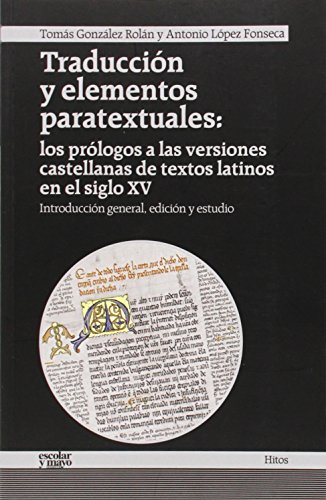 Beispielbild fr Traduccin y elementos paratextuales zum Verkauf von Libros nicos