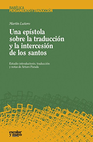 Stock image for Una Epstola sobre la traduccin y la interseccin de los santos (Bablica, Band 251) for sale by medimops