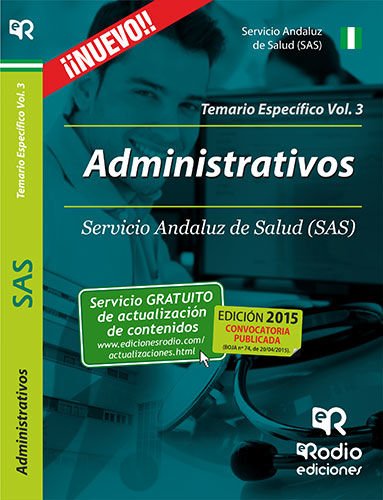 Imagen de archivo de ADMINISTRATIVOS DEL SAS. TEMARIO ESPECFICO VOLUMEN 3. a la venta por Zilis Select Books