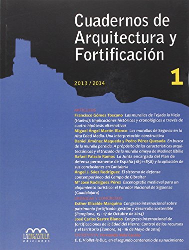Beispielbild fr CUADERNOS DE ARQUITECTURA Y FORTIFICACIN 1 zum Verkauf von Hiperbook Espaa