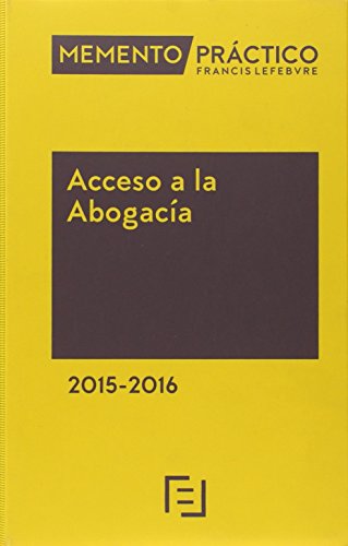 Imagen de archivo de Memento Practico Acceso a la Abogacia. 2015-2015 a la venta por Hamelyn