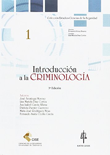 Imagen de archivo de INTRODUCCION A LA CRIMINOLOGIA 3 ED. a la venta por MARCIAL PONS LIBRERO