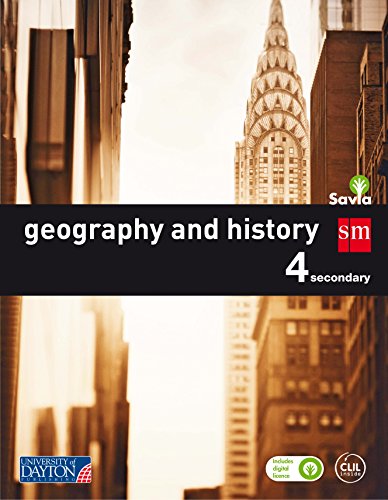 Stock image for GEOGRAPHY AND HISTORY. 4 ESO. SAVIA for sale by Zilis Select Books