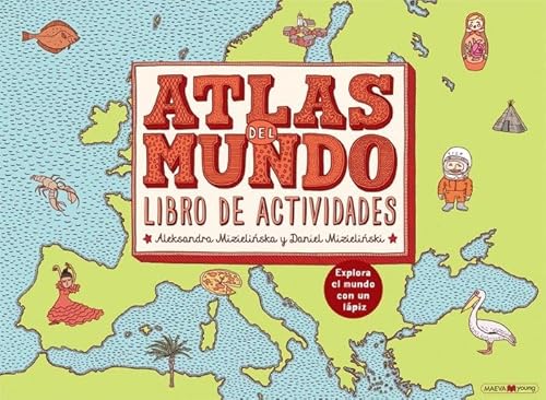 Imagen de archivo de Atlas del mundo : libro de actividades : explora el mundo con un lpiz (Libros para los que aman los libros) a la venta por medimops