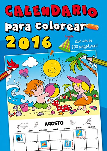 9788416377602: CALENDARIO PARA COLOREAR 2016