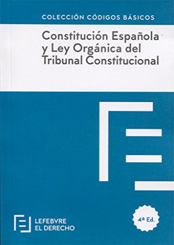 9788416378876: Constitucin Espaola y Ley Orgnica del Tribunal Constitucional (Cdigos Bsicos)