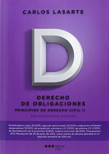 9788416402243: Principios de Derecho civil. Tomo II: Derecho de obligaciones: 2 (Manuales universitarios)