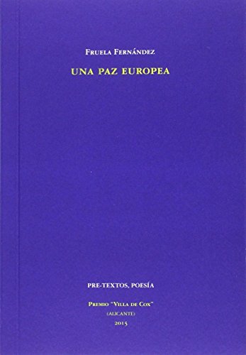 Stock image for UNA PAZ EUROPEA for sale by KALAMO LIBROS, S.L.