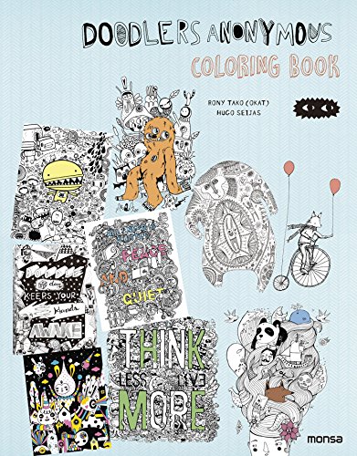 Beispielbild fr Doodlers Anonymous: Colouring Book zum Verkauf von WorldofBooks