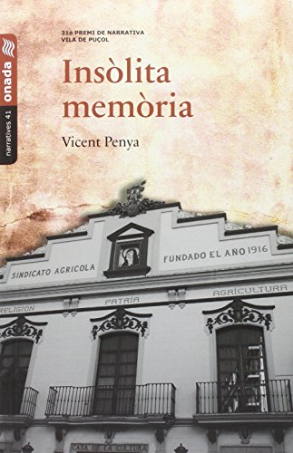 Imagen de archivo de Inslita memria a la venta por AG Library