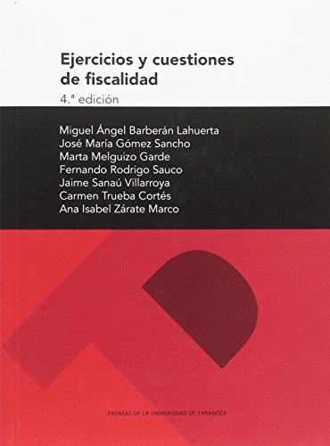 Imagen de archivo de EJERCICIOS Y CUESTIONES DE FISCALIDAD (4. EDICIN) a la venta por Zilis Select Books