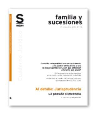 Imagen de archivo de La pensin alimenticia. Extincin y suspensin (Cuaderno Jurdico Al detalle) a la venta por medimops