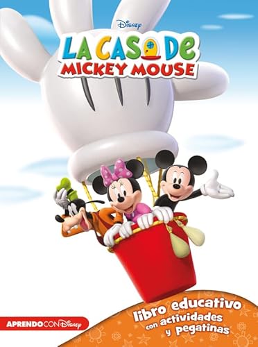 9788416548248: La casa de Mickey Mouse 1. Libro educativo con actividades y pegatinas