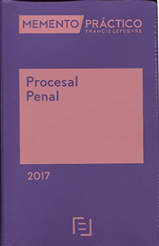Imagen de archivo de Memento prctico procesal penal 2017 a la venta por Agapea Libros