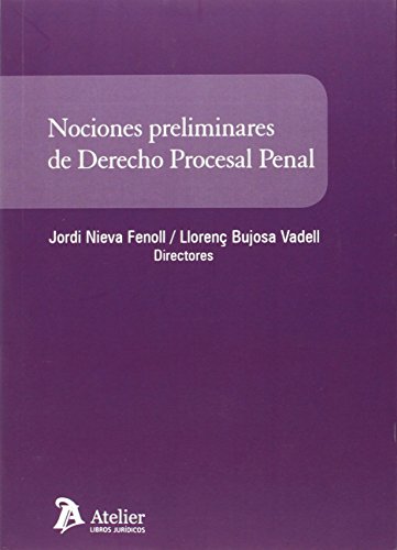9788416652006: Nociones preliminares de Derecho procesal penal (SIN COLECCION)
