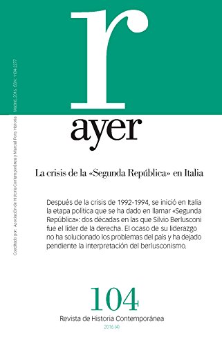 Imagen de archivo de La crisis de la "Segunda República" en Italia: Ayer 104 (Revista Ayer) a la venta por Hamelyn