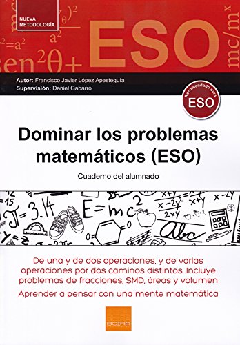 Stock image for E.S.O.-DOMINAR PROBLEMAS MATEMATICOS (2017) for sale by AG Library