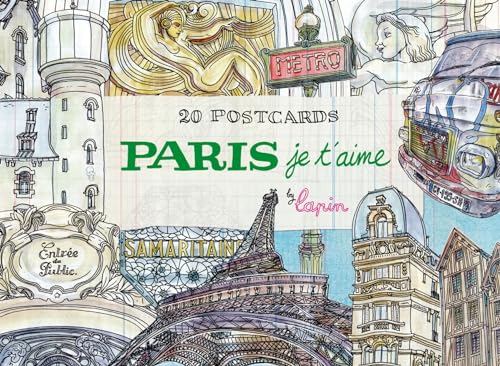 Imagen de archivo de PARIS JE T'AIME. 20 POSTCARDS a la venta por KALAMO LIBROS, S.L.