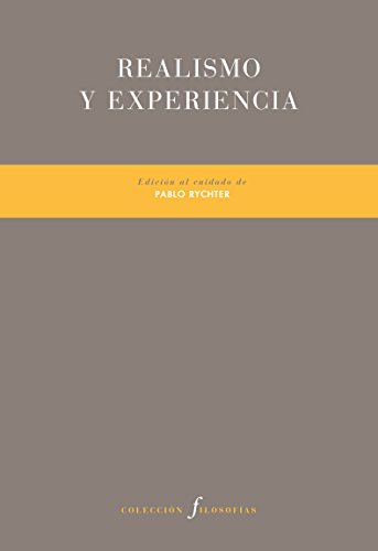 Stock image for REALISMO Y EXPERIENCIA for sale by KALAMO LIBROS, S.L.