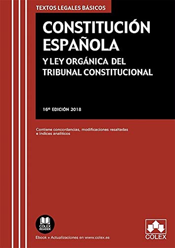 Imagen de archivo de CONSTITUCION ESPANOLA Y LEY ORGANICA DEL TRIBUNAL CONSTITUCIONAL a la venta por Iridium_Books
