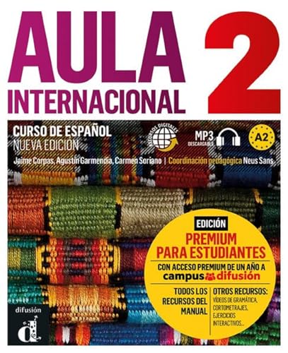 Stock image for Aula Internacional 2 Edicin Premium Aula Internacional Nueva Edicin 2 Premium libro del alumno CD for sale by Buchpark