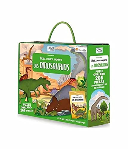 Beispielbild fr los dinosaurios puzzle ovalado 205 piezas libro sassi zum Verkauf von DMBeeBookstore