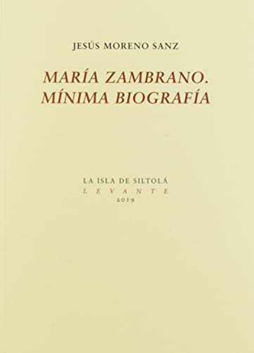 Imagen de archivo de MARA ZAMBRANO. MNIMA BIOGRAFA a la venta por KALAMO LIBROS, S.L.