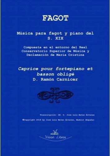 Imagen de archivo de CAPRICE POUR FORTEPIANO ET BASSON OBLIG. FAGOT a la venta por Siglo Actual libros